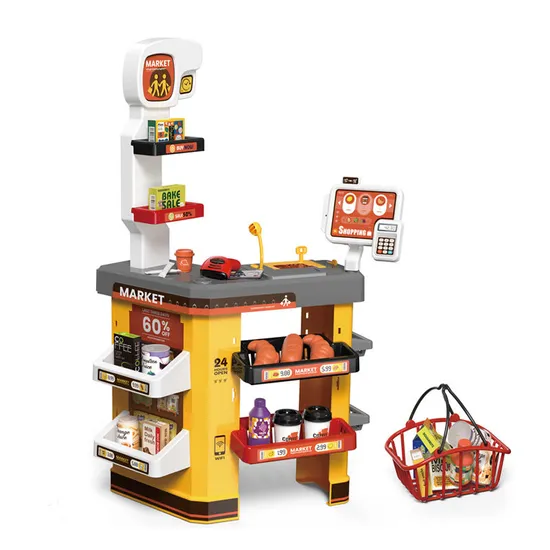 Children's Game Supermarket Shopping Cash Register Toy Other Pretend Play and Preschool
