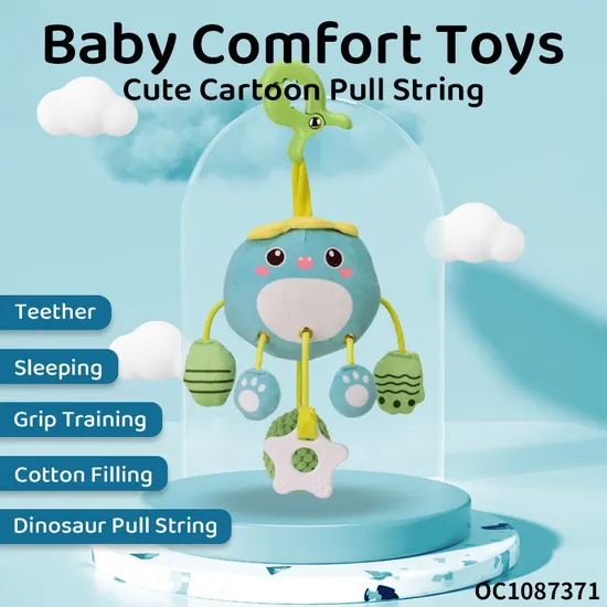 Baby Toys Hand Eye Coordination Training Rattle Plush Hanging Rattle Toys Crib Mobile 0-12 Months Boys Toy with Sound