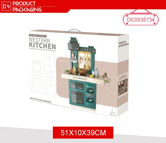 Wholesale Children Cooking Table Spray Children's Plastic Kitchen Play Set Pretend Sink Toy