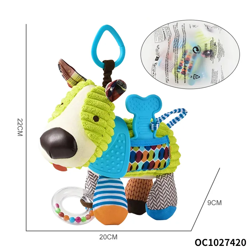 Wholesale Montessori Musical Soft Hanging Bed Bell Montessori Sensory Baby Teether Toys