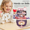 Wholesale Plastic Beauty Girls Makeup Mirror Girls Make up Play Toy Gift Set
