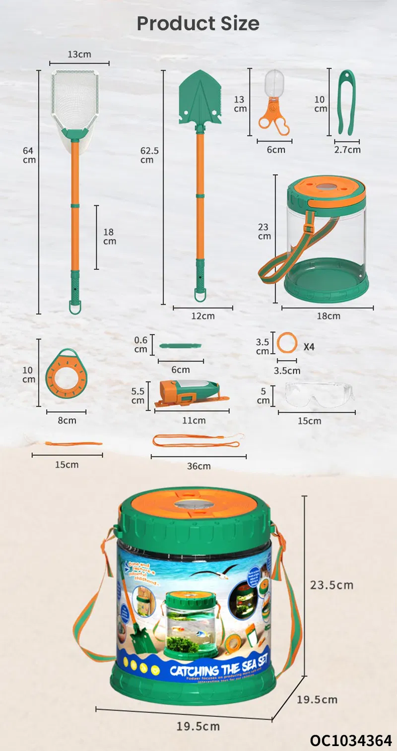 Wholesale Plastic Insect Fish Catching Tools Pools Fun Sand Beachsand Toys