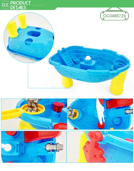 Wholesale Play Table Water Boat Kids Outdoor Summer Sand Beach Plastic Outdoor Toy