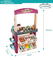 Pretend Play Shop Mini Grocery Store Items Toys House for Kids Supermarket Toy with Food Accessories