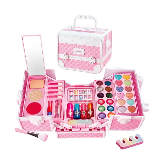 Shadow Nail Gel Polish Kit Girls Beauty Fashion Portable Make up Makeup Box Toy for Wholesale
