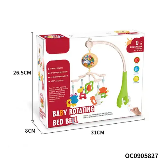 Wholesale Rattles Teether Plastic Baby Toy with Music and Lights