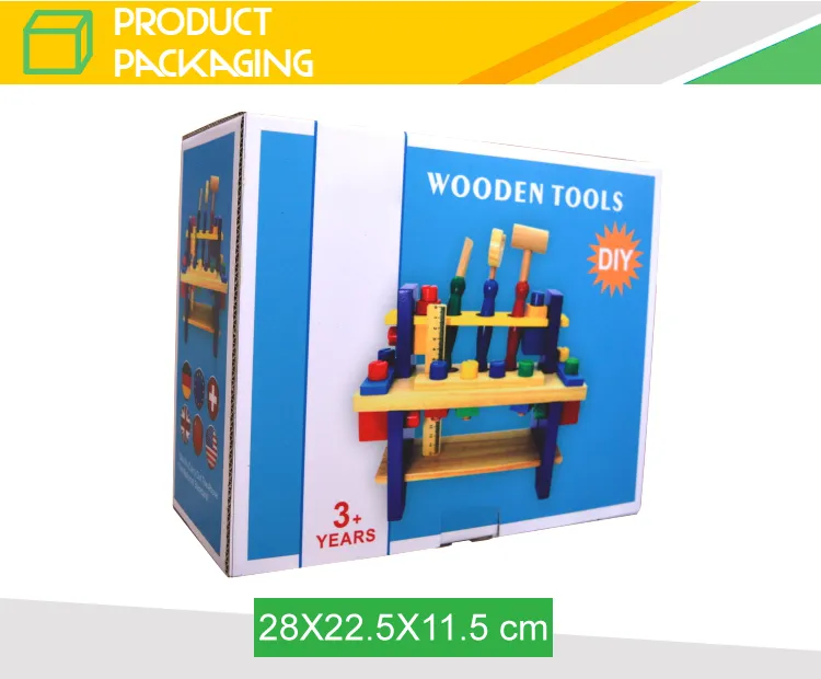 Pretend Simulation Repair Tool Toy Series Wooden Toy Mechanic Tool Box Toy Set for Kids