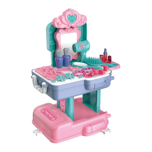 Wholesale Pretend Portable Cosmetic Girls Makeup Box Set Beauty Fashion Children's Make up Toys with Backpack
