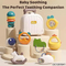 Wholesale Food Grade Silicone Rattle Toy Cartoon Animal New Born Baby Teether