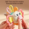 Wholesale Lovely Cartoon Design Baby Comfort Soft Rubber Handeye Teether Silicone Baby Toy
