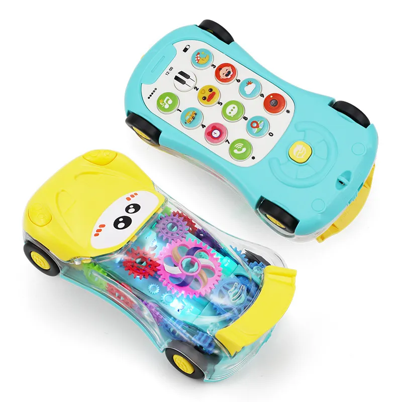 Montessori Toy Sensorial New Baby Mobile Phone Toy Hand Rattle Toy