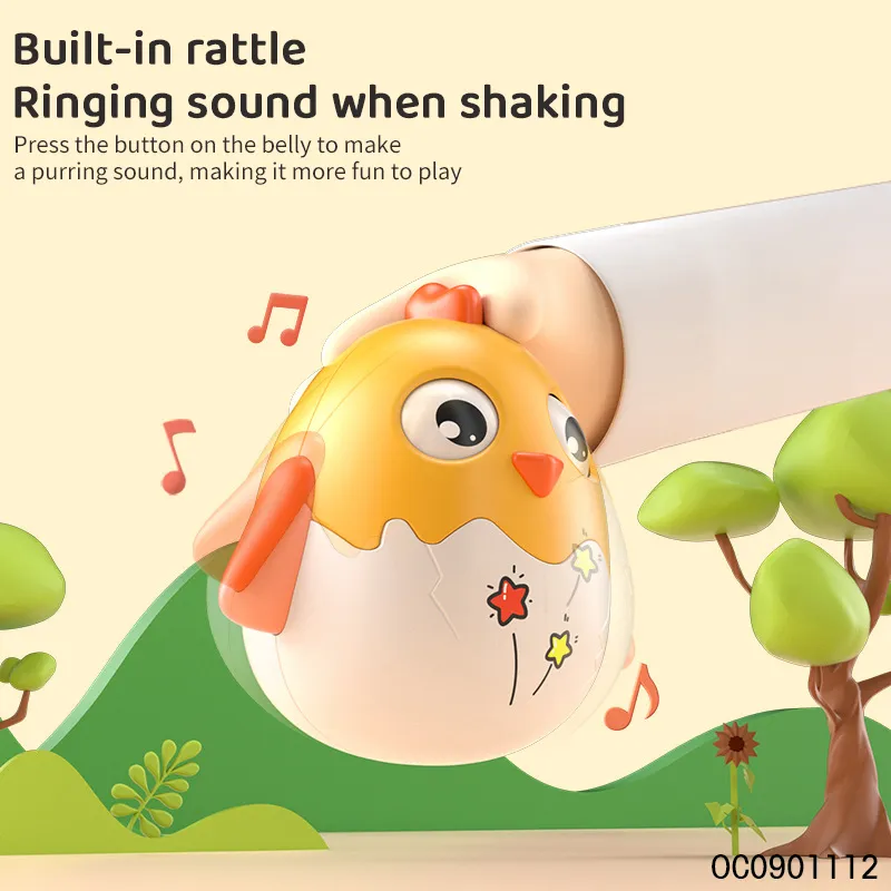 Wholesale Baby Gift Set Rattle Toys Baby Classic Toys Cartoon Roly Poly Toy