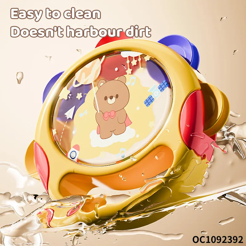 Hand Clap Toys Drum Musical Educational Percussion Sensory Baby Boy Toys Set 6-12 Months Items Hand Shake Rattle Drum Toy for Sale