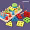 Wholesale Popular DIY Learning Educational Sensorial Montessori Materials Wooden Magnetic Toy for Kids