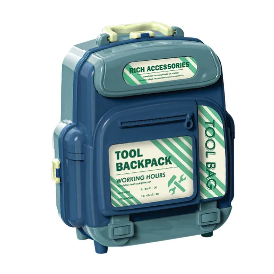 Kids Mechanic Repair Tool Box Kit Set Learning Tool Toy for Sale with Backpack