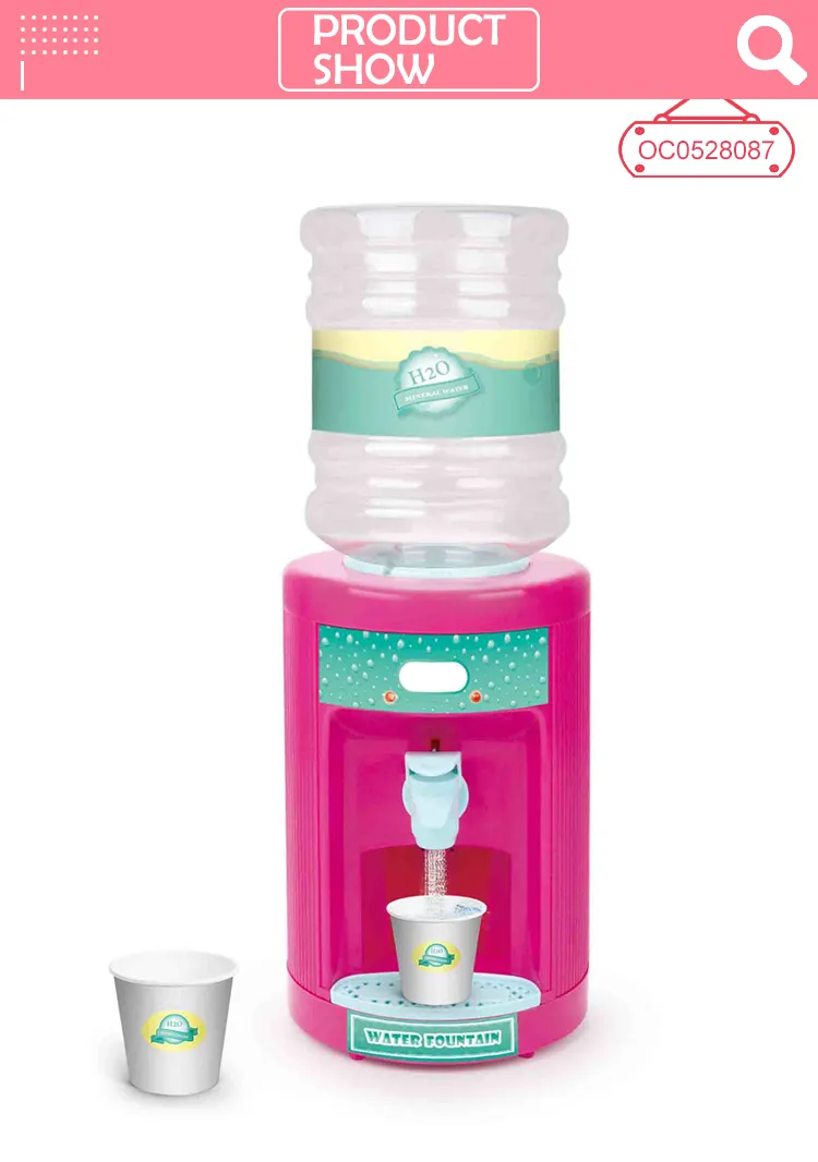 Wholesale Funny Mini Children's Plastic Kitchen Tool Appliance Drink Water Dispenser Small Toys for Kids Pretend Play