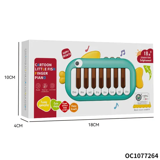 Wholesale Cartoon Children Interactive Electronic Organ Plastic Musical Instruments Piano Toy