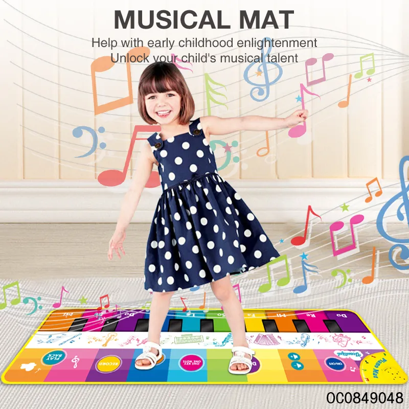 Wholesale Children Montessori Musical Instruments Piano Light-up Keyboard Electronic Toy for Kids