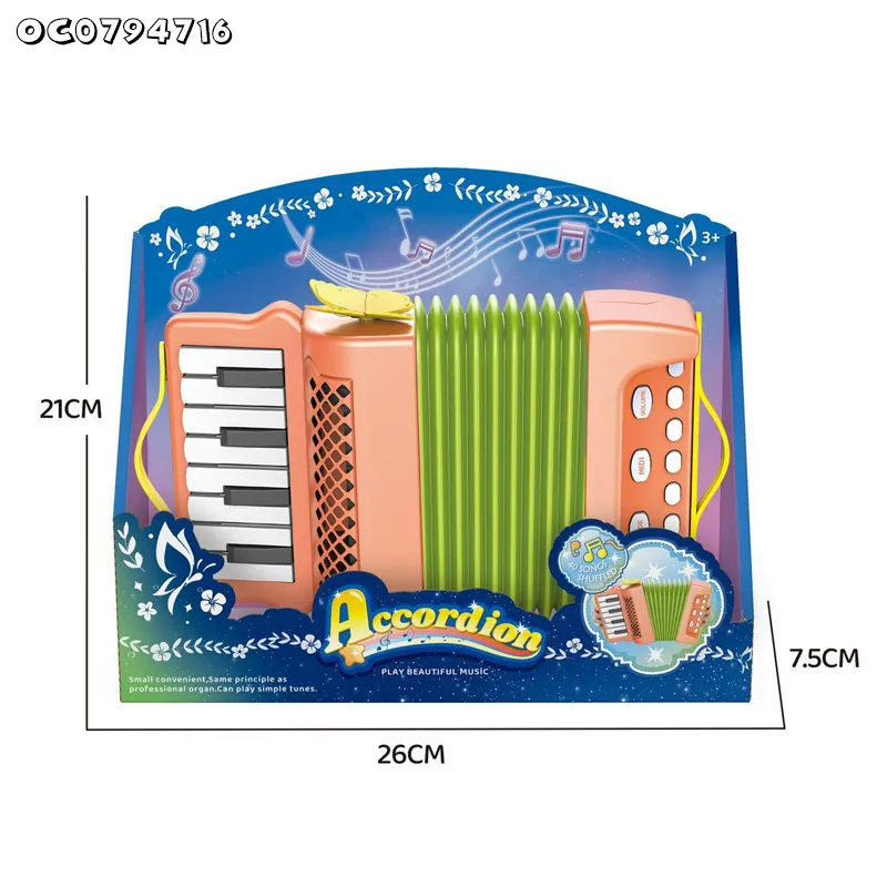 Wholesale Educational Electronic Piano Keyboard Toy Musical Instrument Light-up Keyboard Toy with Music for Kids