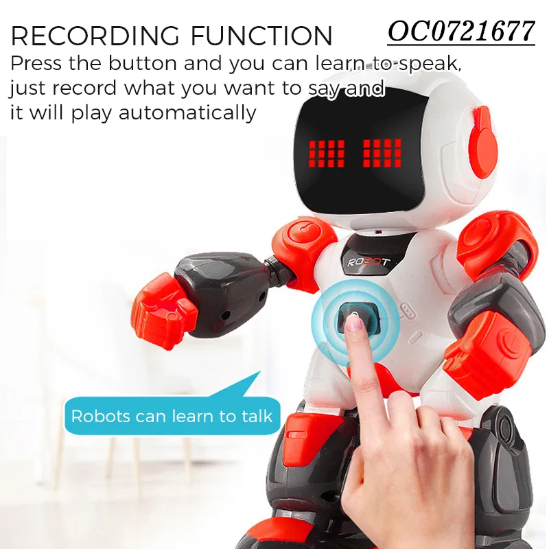 Wholesale Interactive Intelligent Wireless Charger Remote Control Robot for Kids