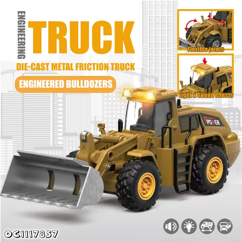 Wholesale Hot Selling Diecast Model Vehicle Trucks with Light and Music
