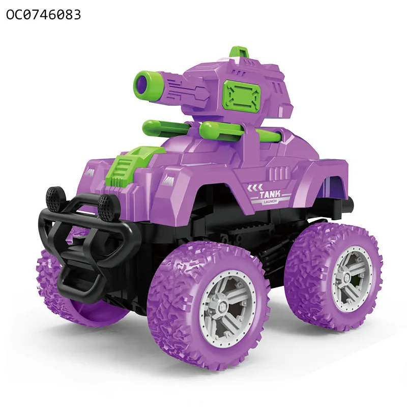 Wholesale Educational Plastic Small Friction Super Tank Car Truck Toys