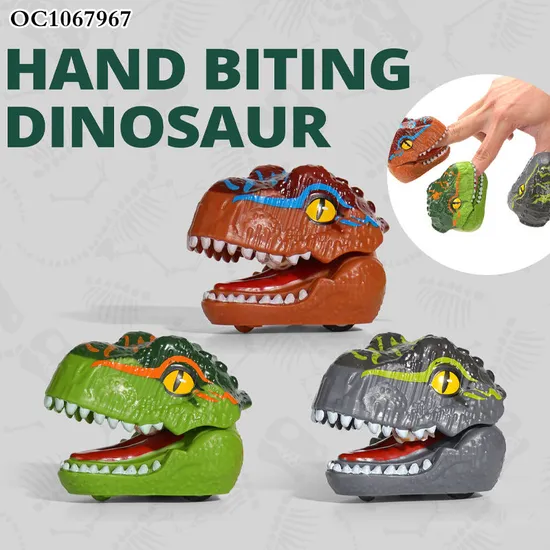 Wholesale Gifts Finger Dinosaur Pullback Custom Interactive Toy Miniature Cars for Children