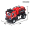Wholesale Construction 4 Pieces Red Pullback Model Toy Car 1: 64 Plastic Fire Engine Truck Toy Set
