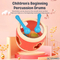 Wholesale Children Happy Musical Toys Educational Hand Bells Rattle Drum