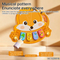 Wholesale Cartoon Children's Electronic Animal Baby Montessori Sensory Rainbow Keyboard Toy Portable Piano