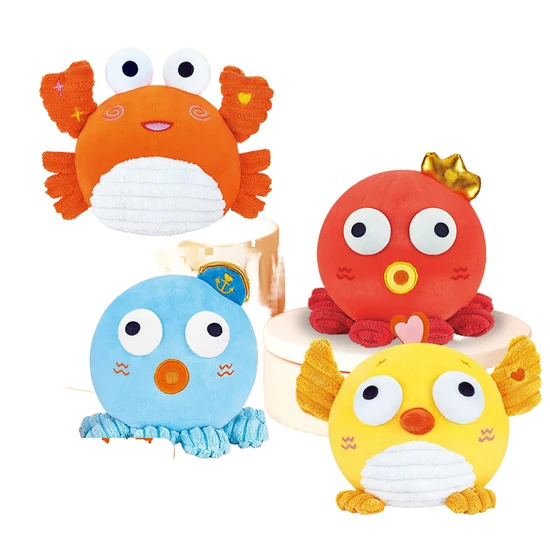 Wholesale Electronic Dancing Walking Learning Sea Animals Plush Toys for Baby
