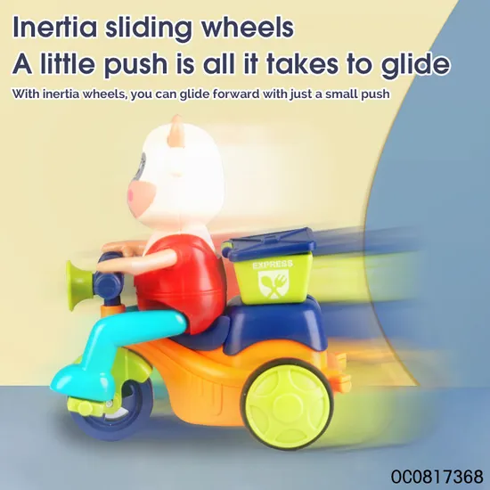 Wholesale Miniature 360 Friction Stunt Cheap Children's Cartoon Animal Toys Car