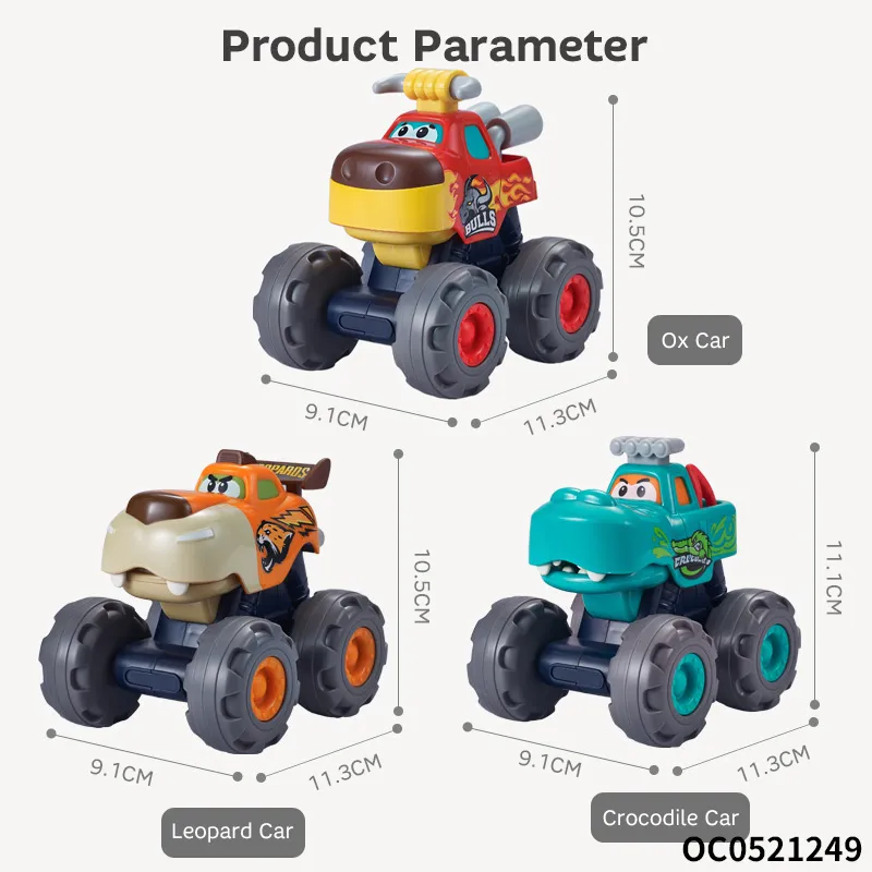Wholesale Baby off Road Truck Friction Push and Go Shark Super Cars Toy