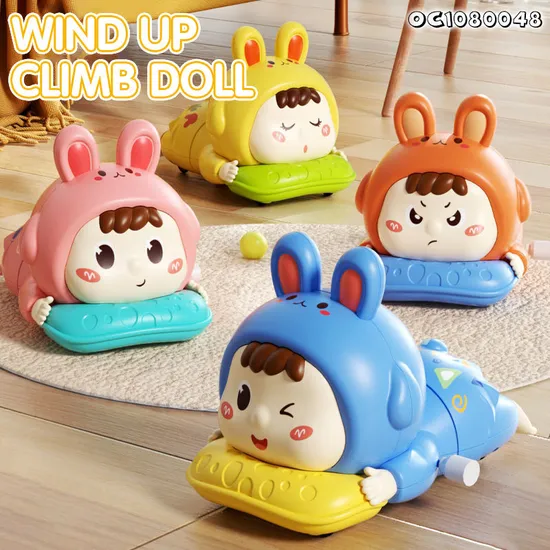 Wholesale Popular Animal Plastic Wind up Car Born Baby Gift Montessori Sensory Doll Toys