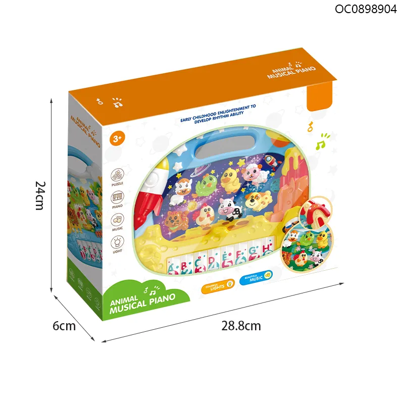 Wholesale Musical Instruments Baby Sensory Educational Electricpiano Keyboard Toy