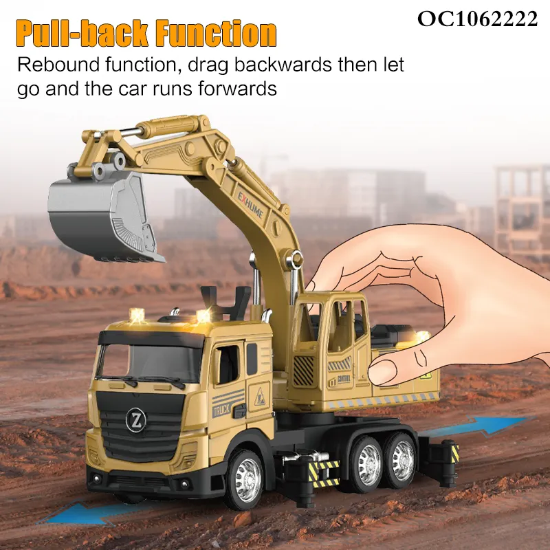 Wholesale Model Scale Diecast Lighted up Diecast Toys Mini Cars Trucks for Sale
