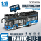 Wholesale Kids Plastic Children Friction Mini Bus Toy Scale Model with Light Sound