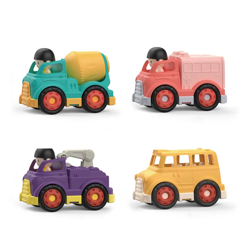 Wholesale Freewheels Engineering Series Excavator Toy Small Truck Car Construction Vehicle Model Toy Model