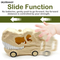 Wholesale Plastic Miniature Dinosaur Model Freewheel Toys Dinosaur Mini Cars Set for Children Kids with Light and Sound