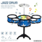 Wholesale Electronic Quality Hot Sale Plastic Music Instrumental Kid Toy Drum Set Children