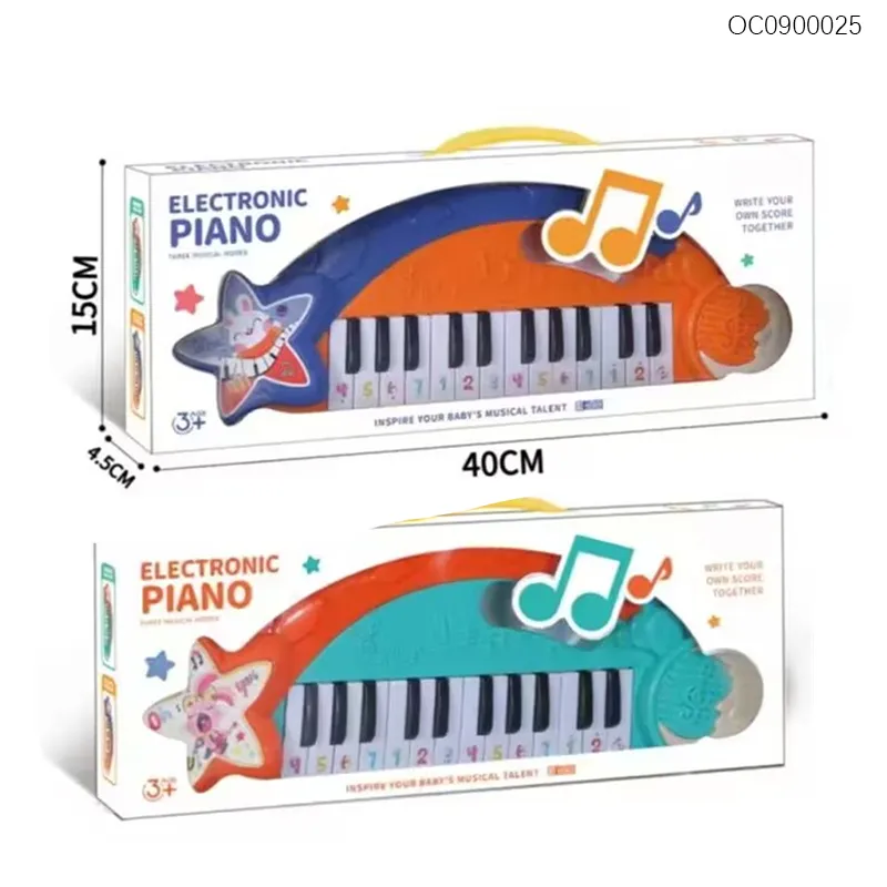 Wholesale Montessori Sensory Learning Electronic Organ Musical Instrument Piano Keyboard Toys for Kids