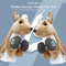 Wholesale Stuffed Custom Children Sports Sets Kangaroo Hand Puppet Plush Toy with Sound