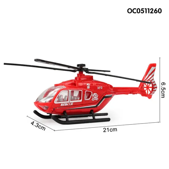 Wholesale Children Vehicle Diecast Rescue Fire Truck Metal Model Toy Kids