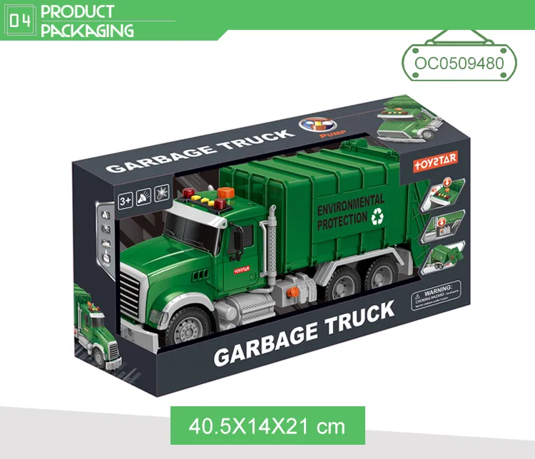 Wholesale Friction Educational Small Truck Plastic Kids Toy with Light Sound