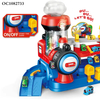 Wholesale 3 Alloy Trains Baby Plastic Racing Electric Track Kids Metel Toy Car Set with Light up and Music