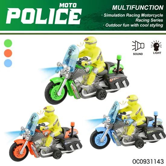 Wholesale Children Light up and Sound Friction Mini Motorcycle Toys Vehicle Model Kids