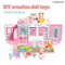 Wholesale Children's Dress Model Set Baby Girl Toys DIY Miniature Doll House Set