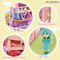 Wholesale Miniature DIY Creative Plastic Castle Building Blocks Mini Doll House Miniatures Furniture