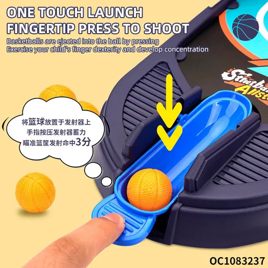 Wholesale Interaction Games Plastic Hoop Toys Basketball Football Shooting Family Games for Parents and Children