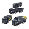 Wholesale Miniature Construction Model 8 Pieces Model Friction Transport Car Toy Truck